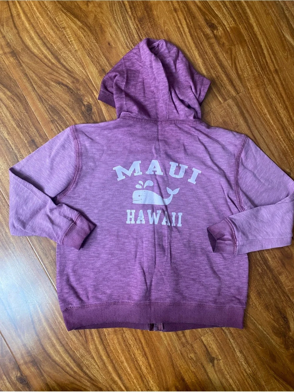 Justice Girls Tie Dye Pastel Hoodie + Plum Maui Hawaii Zip Up Hoodie Size 6/7